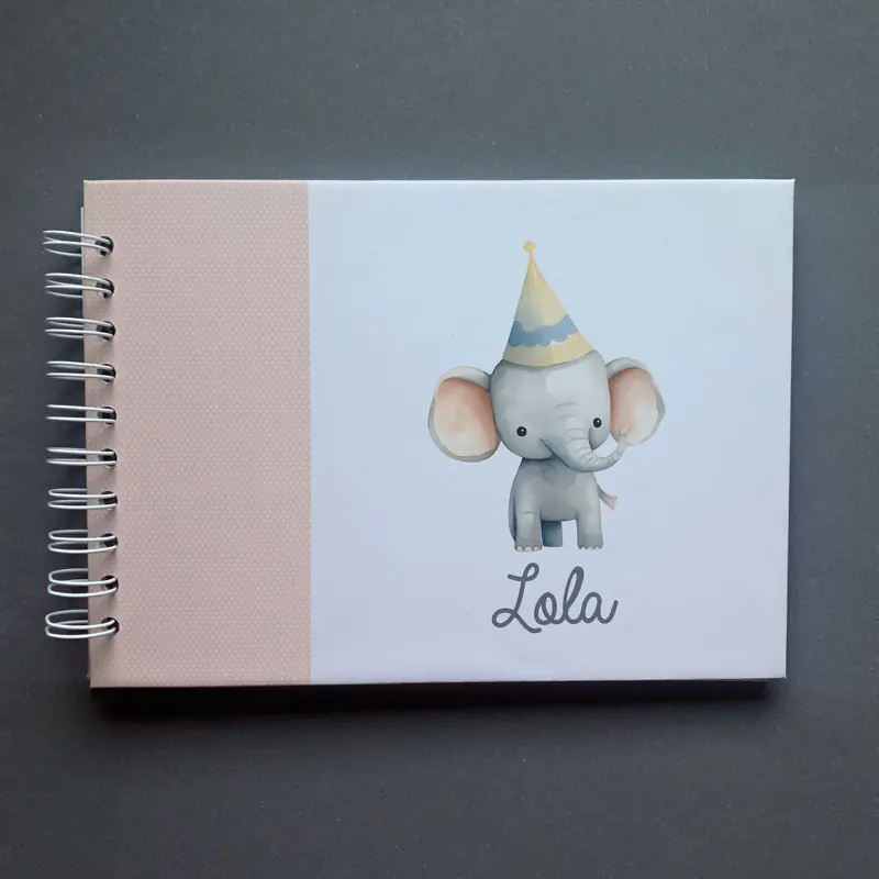 MINIÁLBUM CON DIBUJO DE ANIMAL