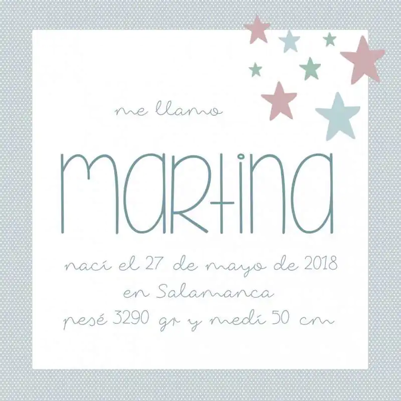 LÁMINA DE NACIMIENTO DELICADA