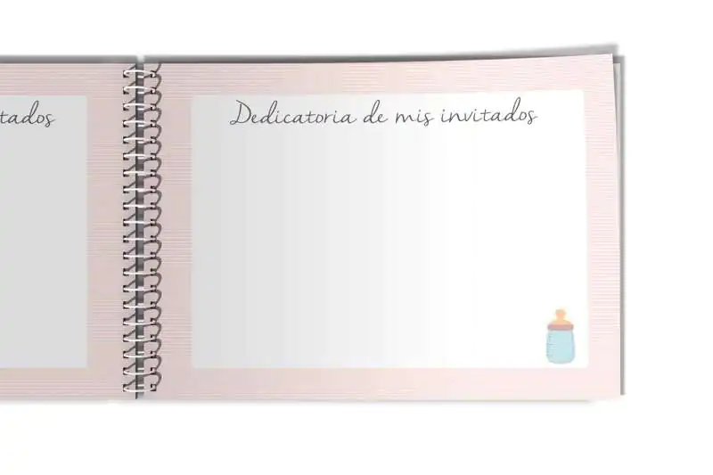 LIBRO DE FIRMAS BAUTIZO CON OSITO