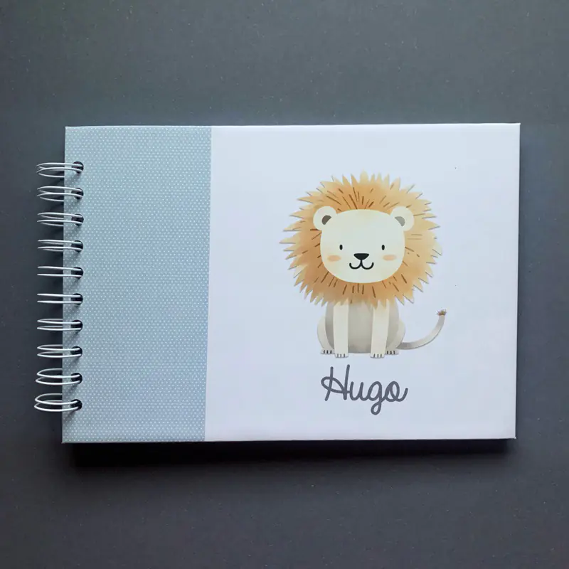 MINIÁLBUM CON DIBUJO DE ANIMAL